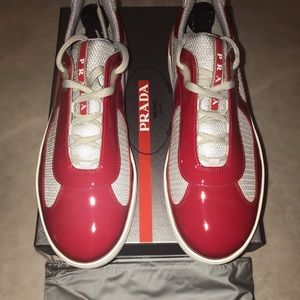 PRADA Men's SNEAKERS: Vernice Bike Calzature Uomo